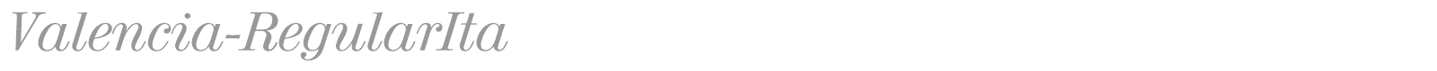 Valencia-Regular font preview