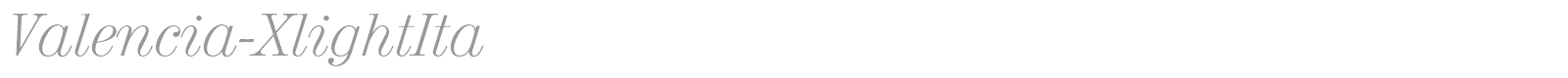 Valencia-Regular font preview