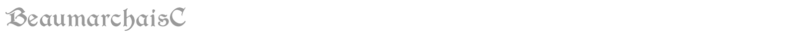 BeaumarchaisC font preview