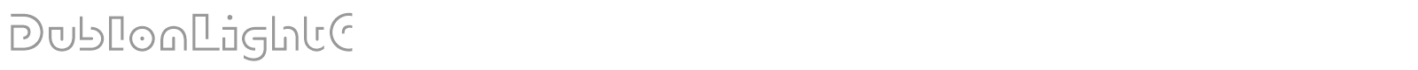 DublonLightC font preview