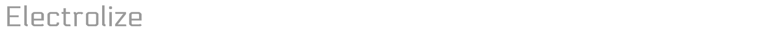 Electrolize font preview