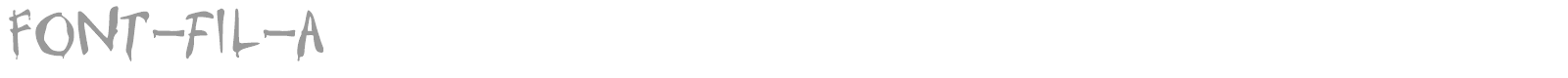 Font-fil-A font preview