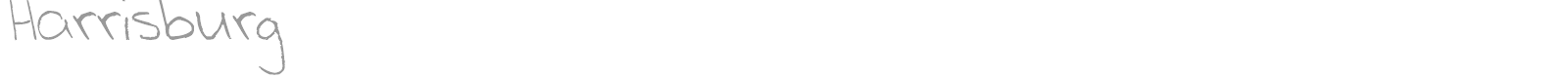 Harrisburg font preview