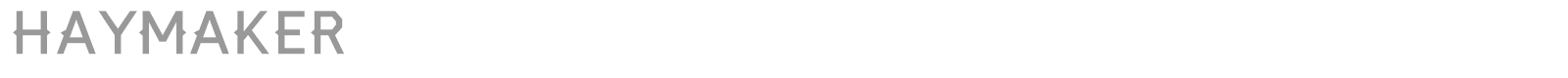 Haymaker font preview