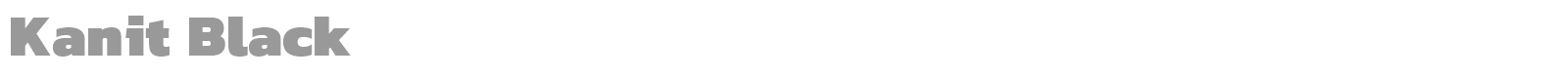 Kanit Thin font preview