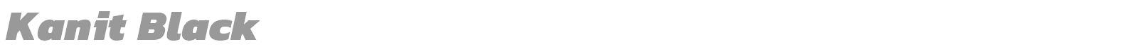 Kanit Thin font preview