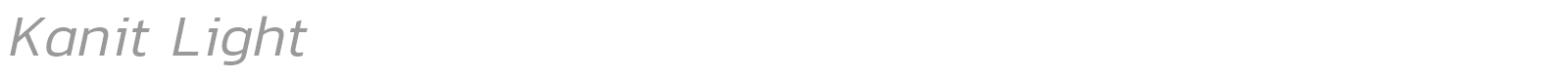Kanit Thin font preview