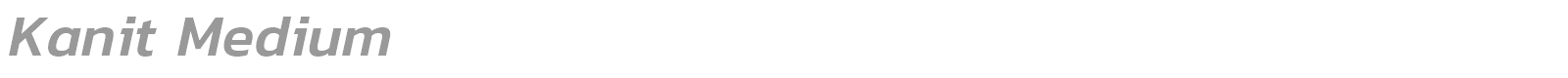 Kanit Thin font preview