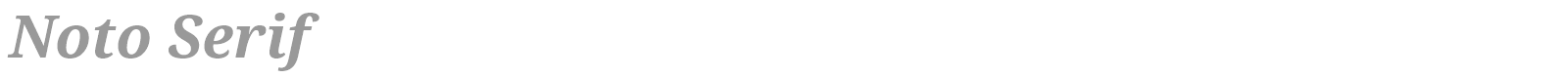 Noto Serif font preview