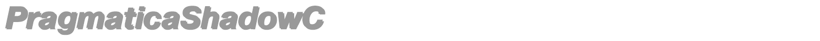 PragmaticaShadowC font preview