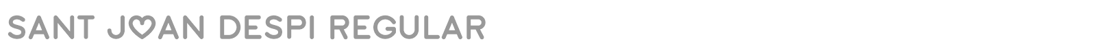 Sant Joan Despi Regular font preview