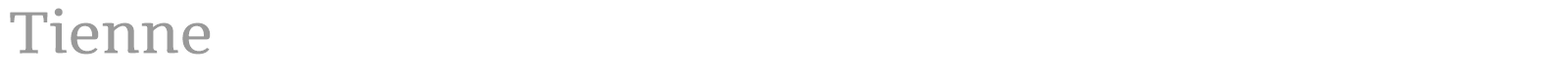 Tienne font preview