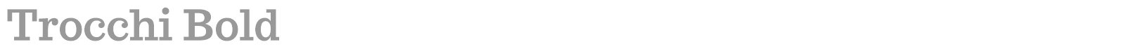 Trocchi font preview
