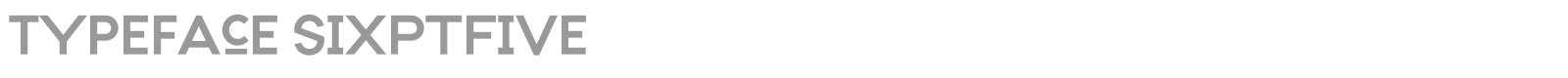 TypefaceSix font preview