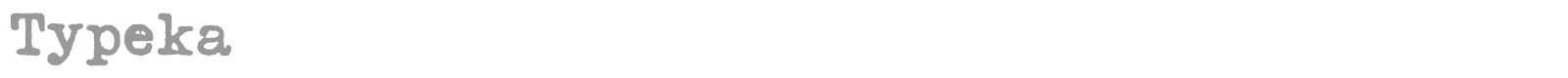 Typeka font preview