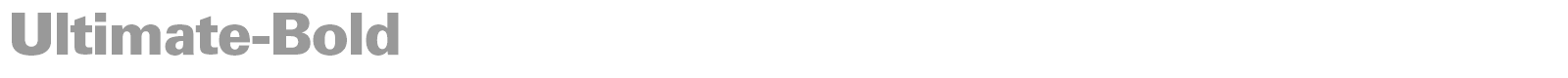 Ultimate-Regular font preview