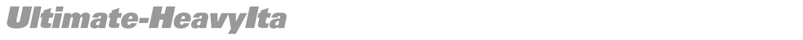 Ultimate-Regular font preview