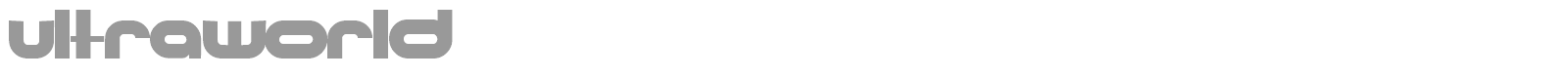 Ultraworld font preview