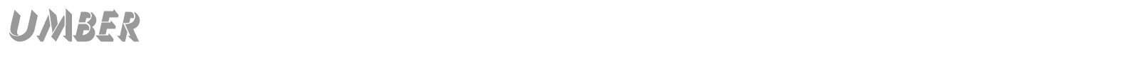 Umber font preview