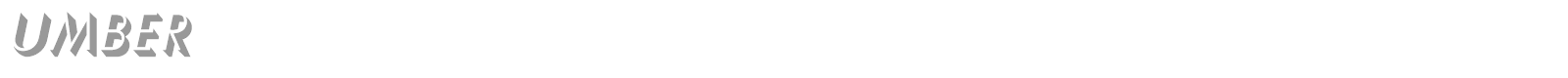 Umber font preview