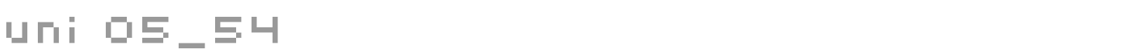 uni 05_64 font preview