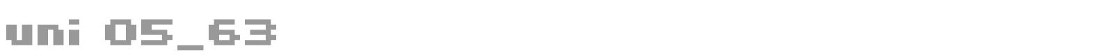 uni 05_64 font preview