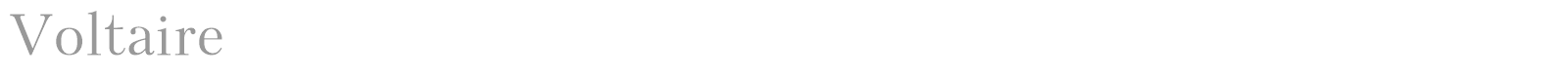 Voltaire font preview