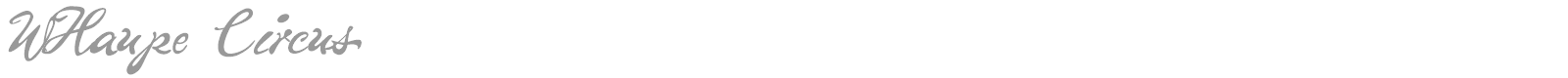 WHaupe Circus font preview