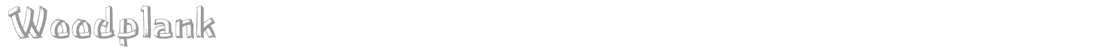 Woodplank font preview