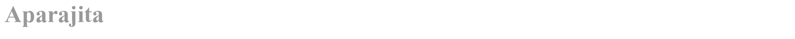 Aparajita font preview