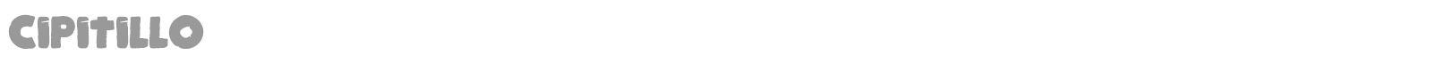 Cipitillo font preview