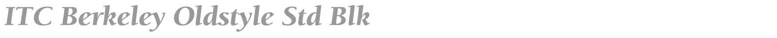 ITC Berkeley Oldstyle Std font preview