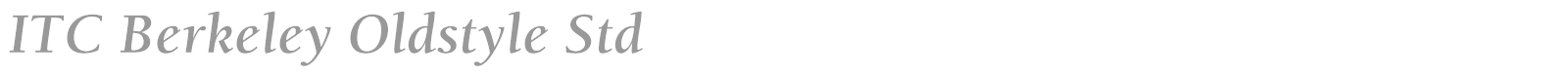 ITC Berkeley Oldstyle Std font preview