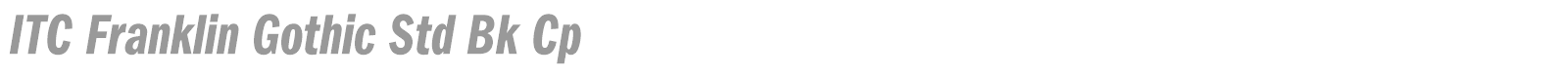 ITC Franklin Gothic Std font preview