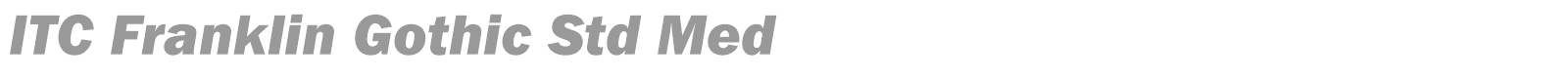ITC Franklin Gothic Std font preview