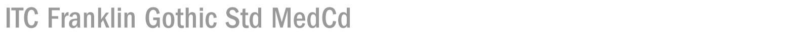 ITC Franklin Gothic Std font preview