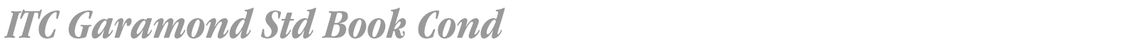 ITC Garamond Std font preview