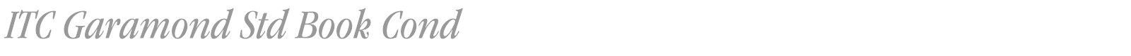 ITC Garamond Std font preview
