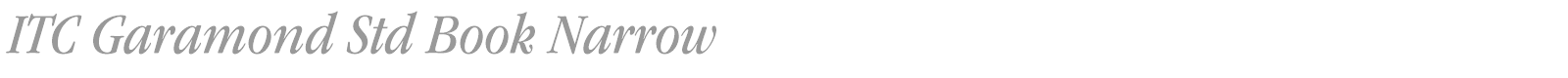 ITC Garamond Std font preview