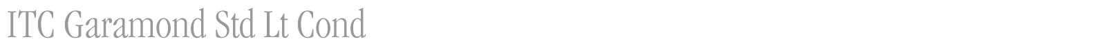 ITC Garamond Std font preview