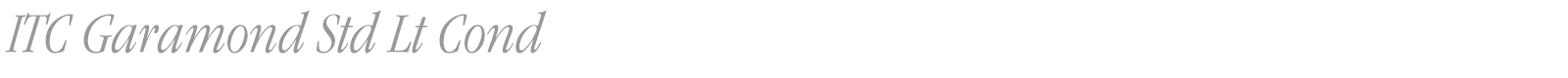 ITC Garamond Std font preview