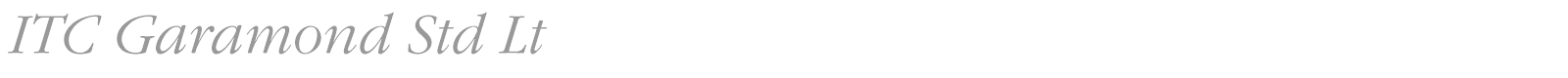 ITC Garamond Std font preview