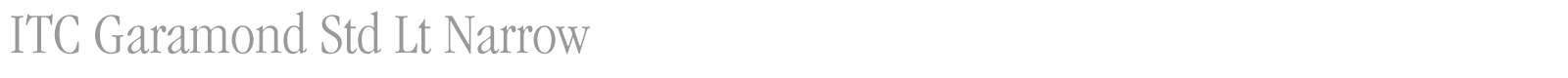 ITC Garamond Std font preview