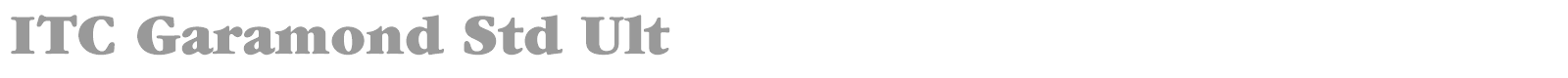 ITC Garamond Std font preview