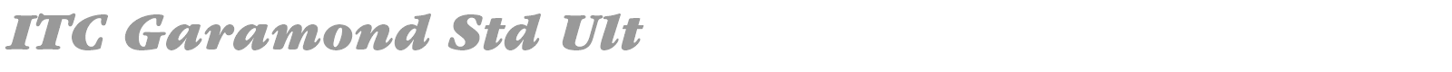 ITC Garamond Std font preview