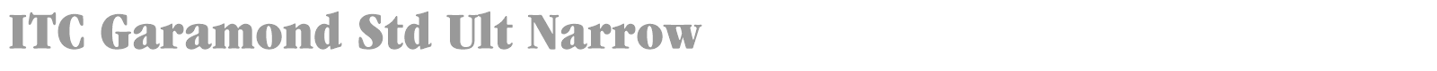 ITC Garamond Std font preview