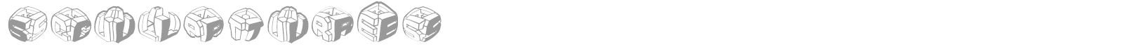 Sculptures font preview