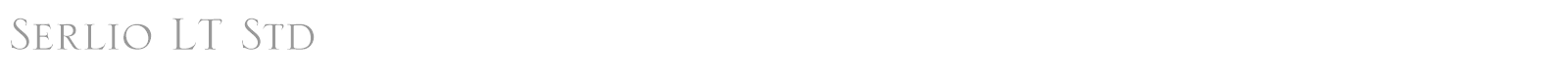 Serlio LT Std font preview