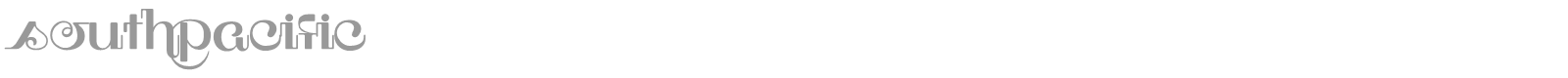 South Pacific font preview