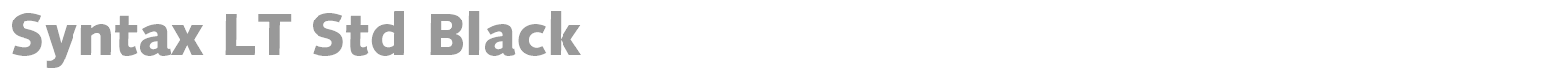 Syntax LT Std font preview